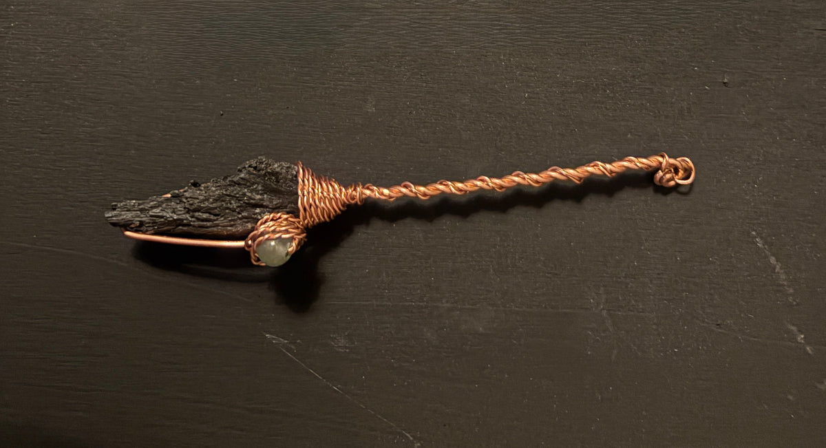 Aventurine Kyanite broom